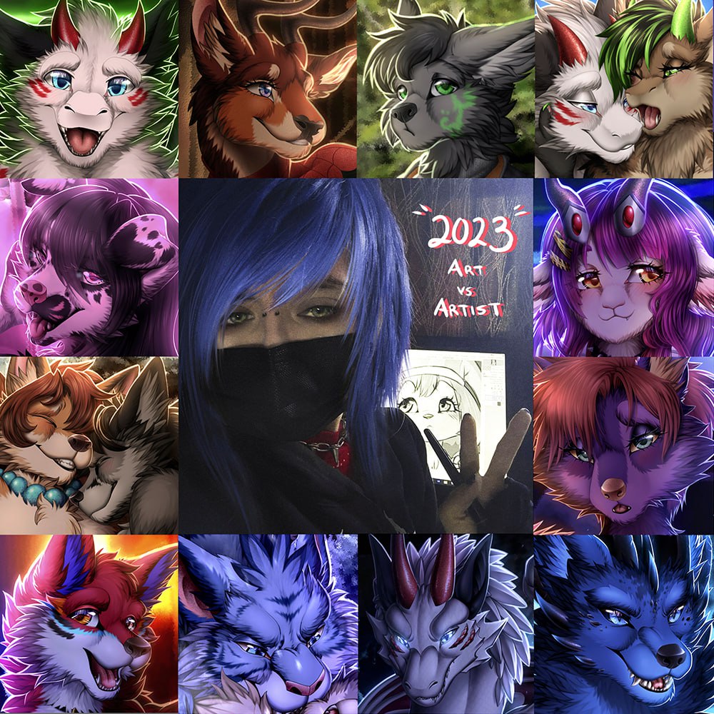 #artvsartists2023 #HappyNewYear 
Hello! I'm not d3ad, just trying to improve and work like a crazy with all the artworks, this year was complicated but I'll try to be better with new projects very soon, ly guys ✨ A little face reveal btw