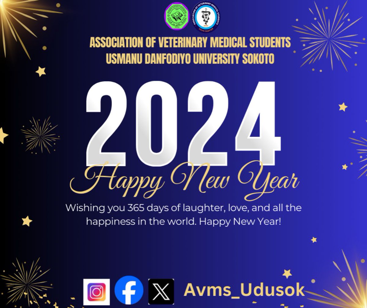avmsudusok's tweet photo. Happy New Year to all the amazing members of AVMS May this year bring you joy, success, and countless opportunities for growth. Wishing you all a prosperous and fulfilling year ahead filled with happiness and achievements! https://t.co/pMn1KO8mbL