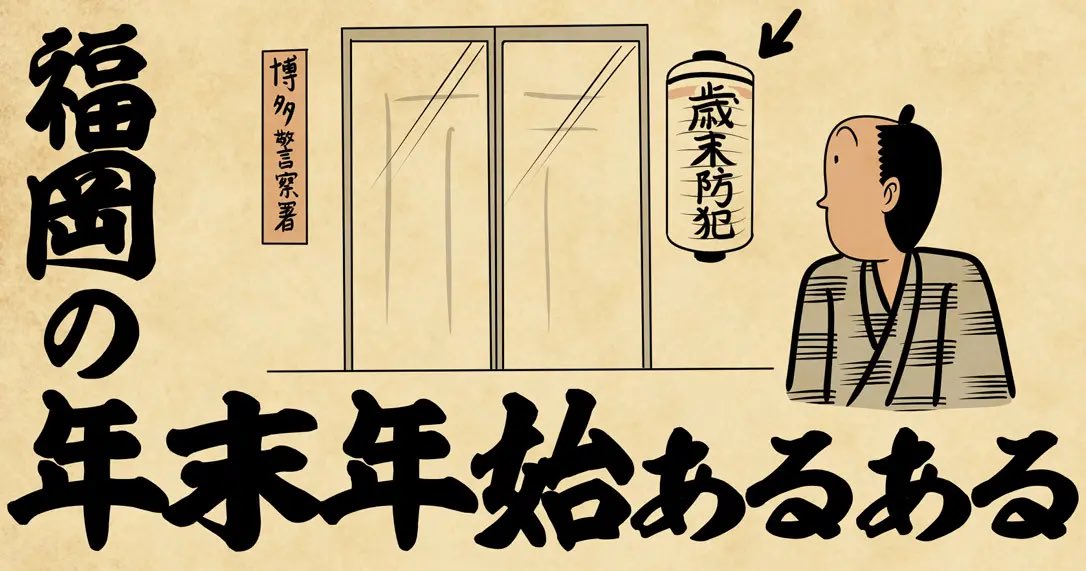 あけおめでござる!!⛩️ 福岡の年末年始あるある4選でござる!🗻こちらから読んでねでござる!👉 