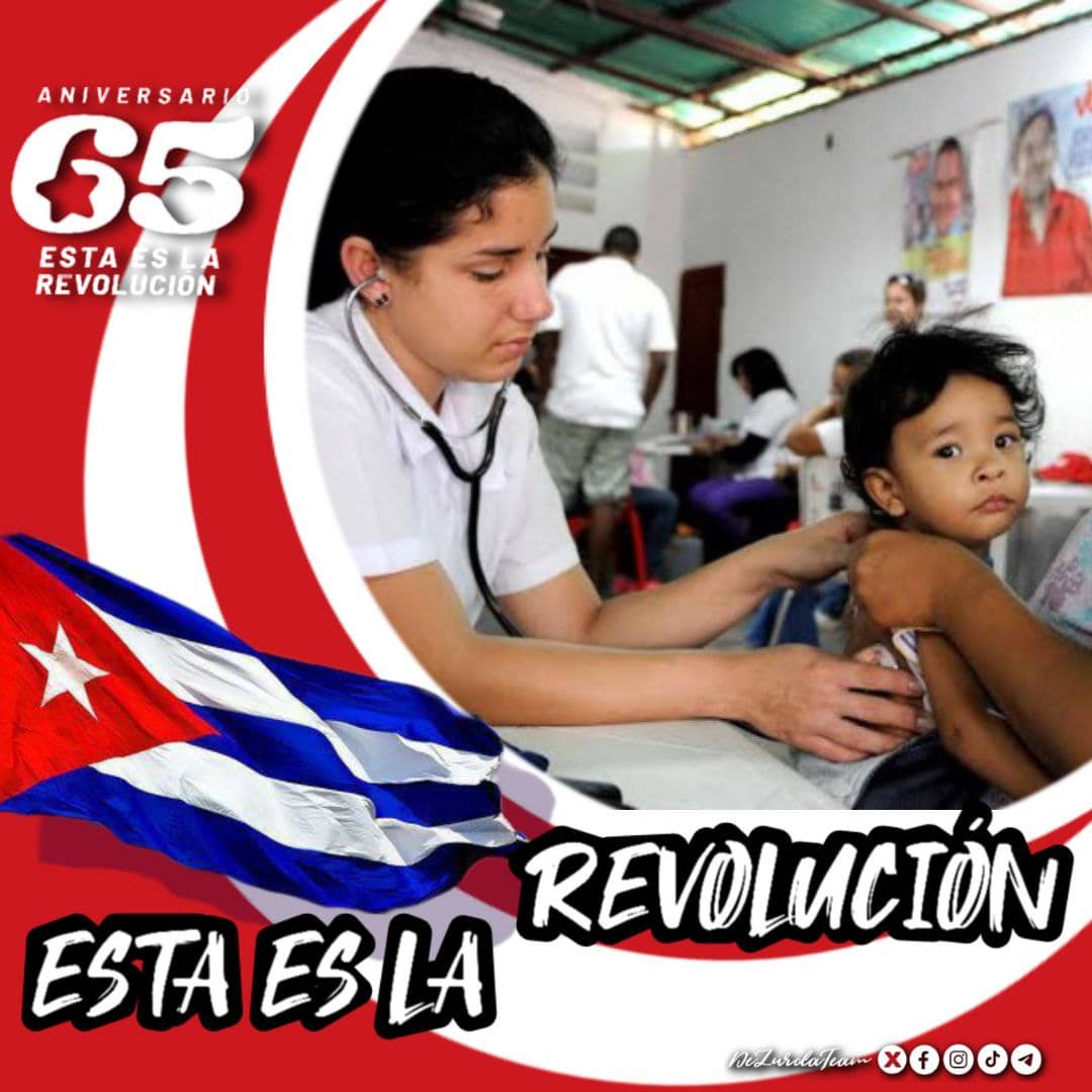 “La Revolución no se podrá hacer en un día pero tengan la seguridad de que la Revolución la hacemos.
#EstaEsLaRevolución🤎
 #CubaPorLaVida🤎
 <a href="/cubacooperaven/">Brigada Médica Cubana en Venezuela</a> 🤎
<a href="/MINSAPCuba/">Ministerio de Salud Pública de Cuba</a> 🤎
<a href="/japortalmiranda/">José Angel Portal Miranda</a>🤎