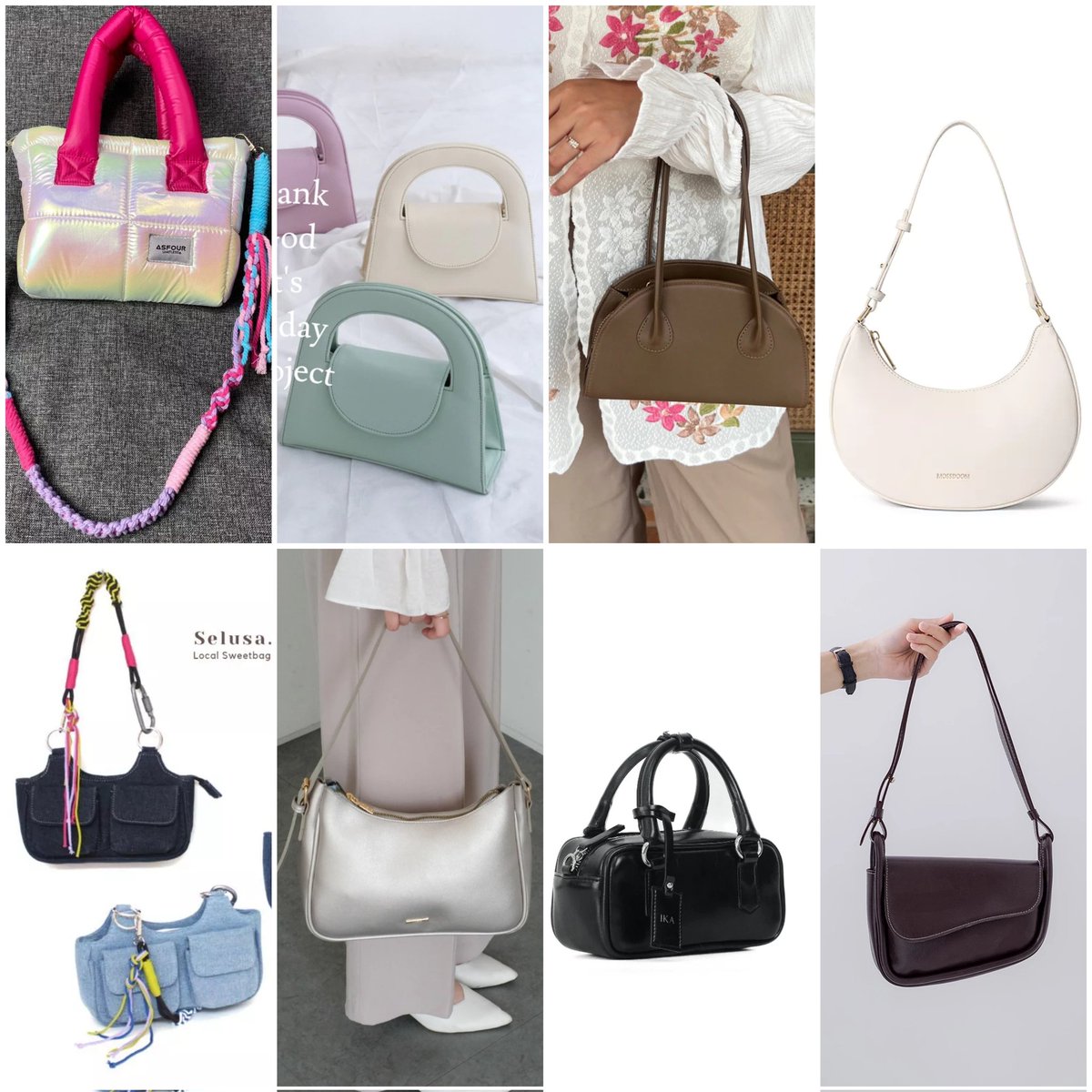 fithetics's tweet photo. rekomendasi tas jalan-jalan, slingbag, shoulderbag cantik

mostly under 100k🤫

–a thread https://t.co/KCu7KgBb25