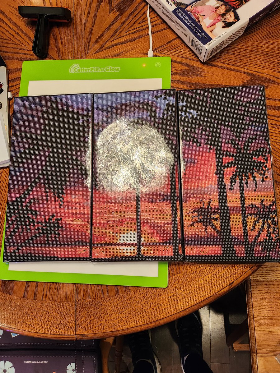 Nancy01905's tweet photo. Sunset diamond painting https://t.co/dCFNvr56J2