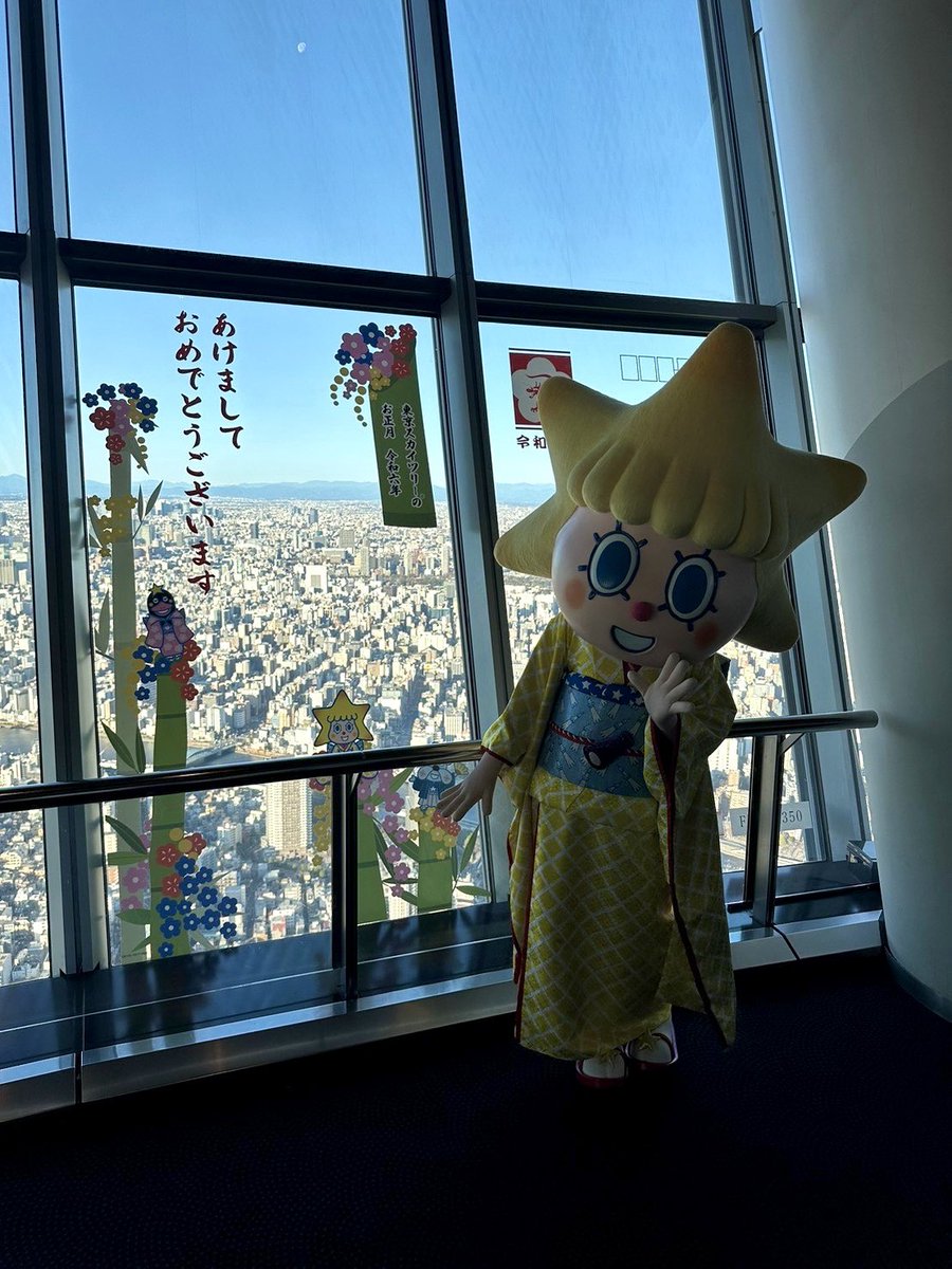 🎍あけましておめでとうございます🎍 スカイツリー展望台からの