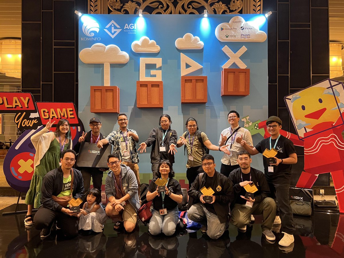 We went to... 🇹🇼 Taipei Game Show 🇺🇸 PAX East 🇯🇵 BitSummit 🇩🇪 gamescom Cologne 🇰🇷 BIC Festival 🇲🇾 Level Up KL / MYDCF 🇮🇩 IGDX 🇸🇬 gamescom Asia 🇺🇸 The Game Awards 🇮🇩 Gamers2Gamers 🇮🇩 Comic Frontier Hope to showcase our games at more events in 2024 and meet you all there! ❤️🌱