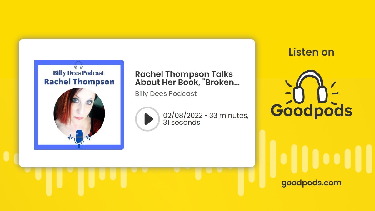 Rachel Thompson @RachelintheOC Talks About Her Book, 'Broken People' and #BookMarketing #survivors This episode is one of our top listens on @GoodpodsHQ #goodpods #podcast #podcastmedia ▶️ buff.ly/444e7Zj
