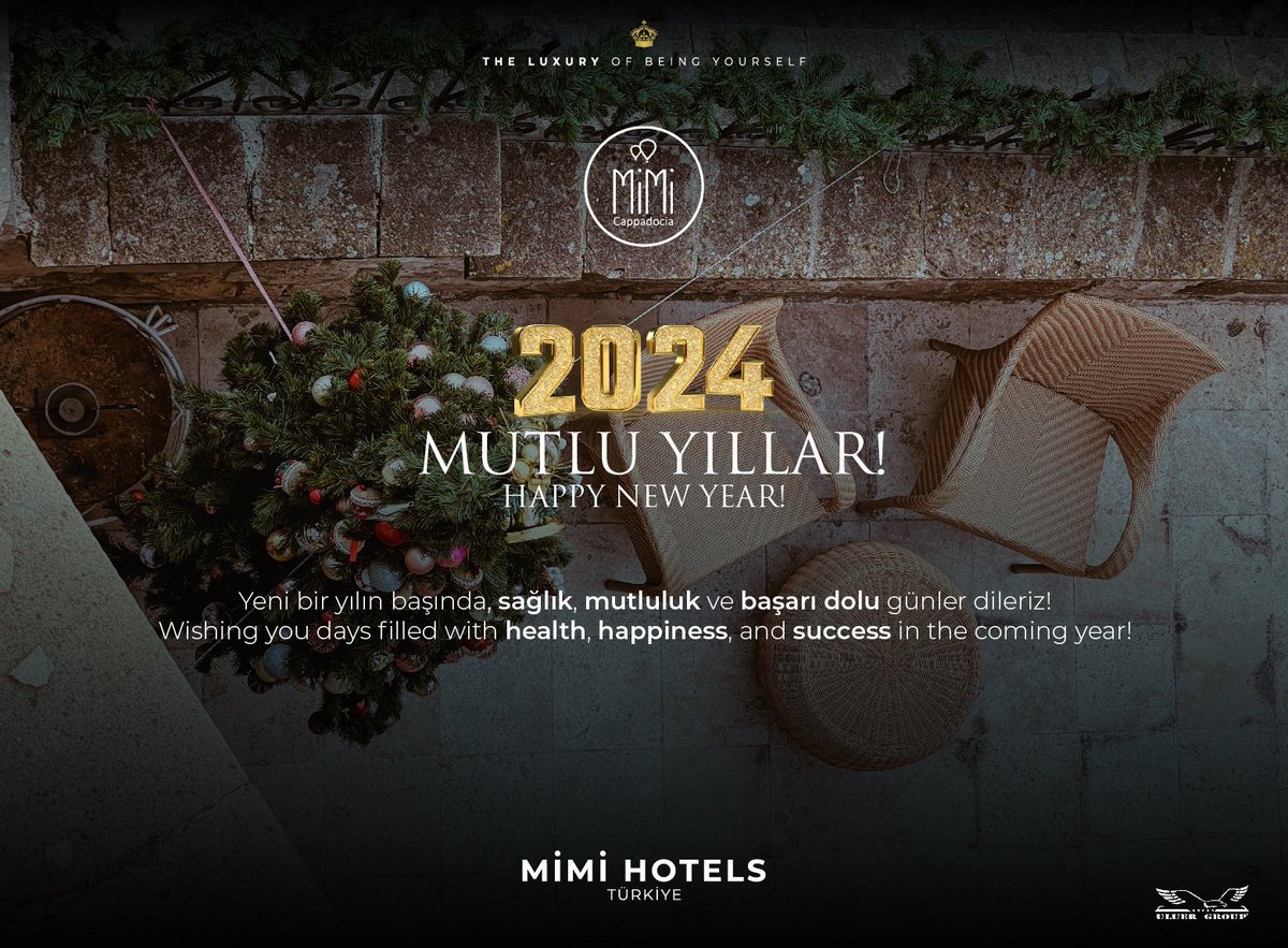 Yeni bir yılın başında, sağlık, mutluluk ve başarı dolu günler dileriz!

Wishing you days filled with health, happiness, and success in the coming year!

#happynewyear  💐

mimicappadocia.com