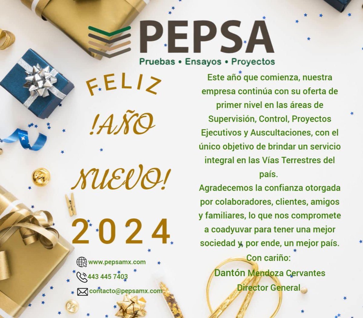 meondoza's tweet photo. Pásenla de maravilla, y a darle con todo este 2024 https://t.co/Jcf32NgHJs