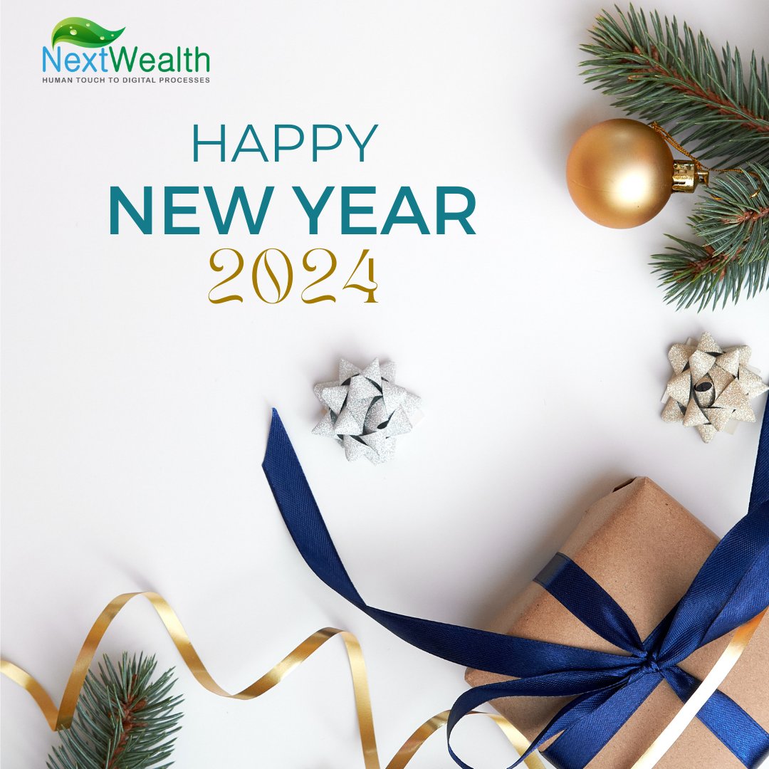 NextWealth's tweet photo. Here's to leaving behind the old and embracing the new with open arms. May the New Year bring you closer to your goals and aspirations. May it be a year of growth, happiness, and fulfillment for you and your loved ones.

NextWealth wishes everyone a very Happy new year!! https://t.co/A7MBvwtCDU