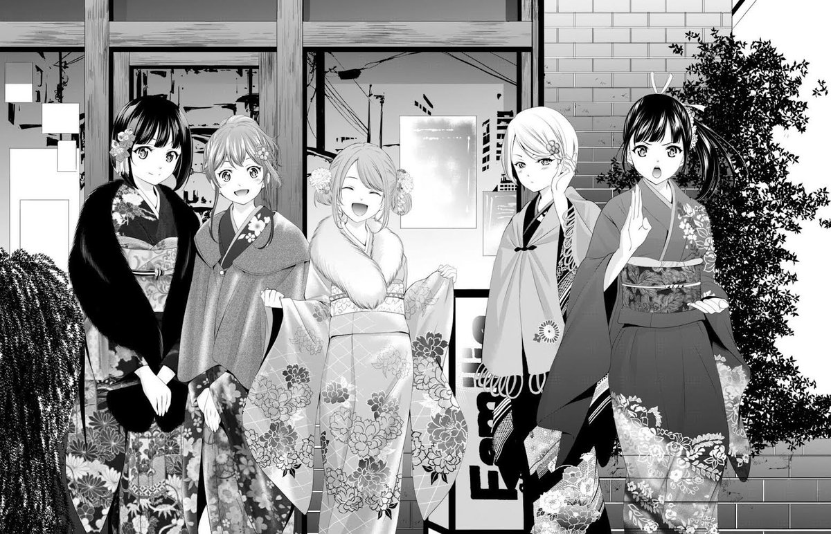 🌅謹・賀・新・年🌅

着物姿の女神たちがご挨拶✨✨

明けましておめでとうございます！
２０２４年はテレビアニメ2期が放送予定‼️
本年も『女神のカフェテラス』ならびに本アカウントをよろしくお願いします🙇‍♂️🙇‍♂️

#女神のカフェテラス 
#新年のご挨拶 
#2024年