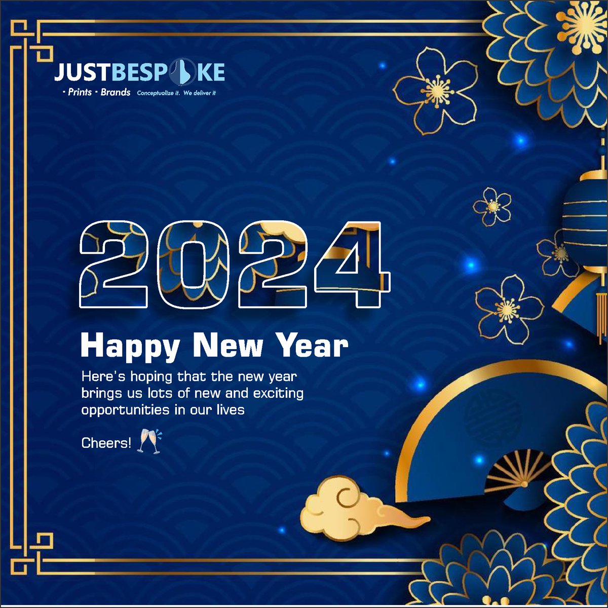 JustbespokeP's tweet photo. May the New Year bless you with health, wealth, and all the happiness your heart desires. 

Cheers to a fantastic 365 days ahead! 🥂 https://t.co/T9HmyngK6D