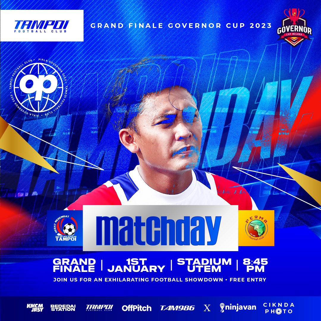 tampoifc_'s tweet photo. In the arena of dreams, today's chapter unfolds. Put on your proper white tonight! Today is #TampoiDay 

🆚 Perma
🗓️ 1st January 2024
⏰ 20:45
🏟️ Stadium UTeM
#TampoiDay #HebatMerembat #BornBredTampoi #GovernorCup23 #WearWhite https://t.co/qfbBfEgpsm