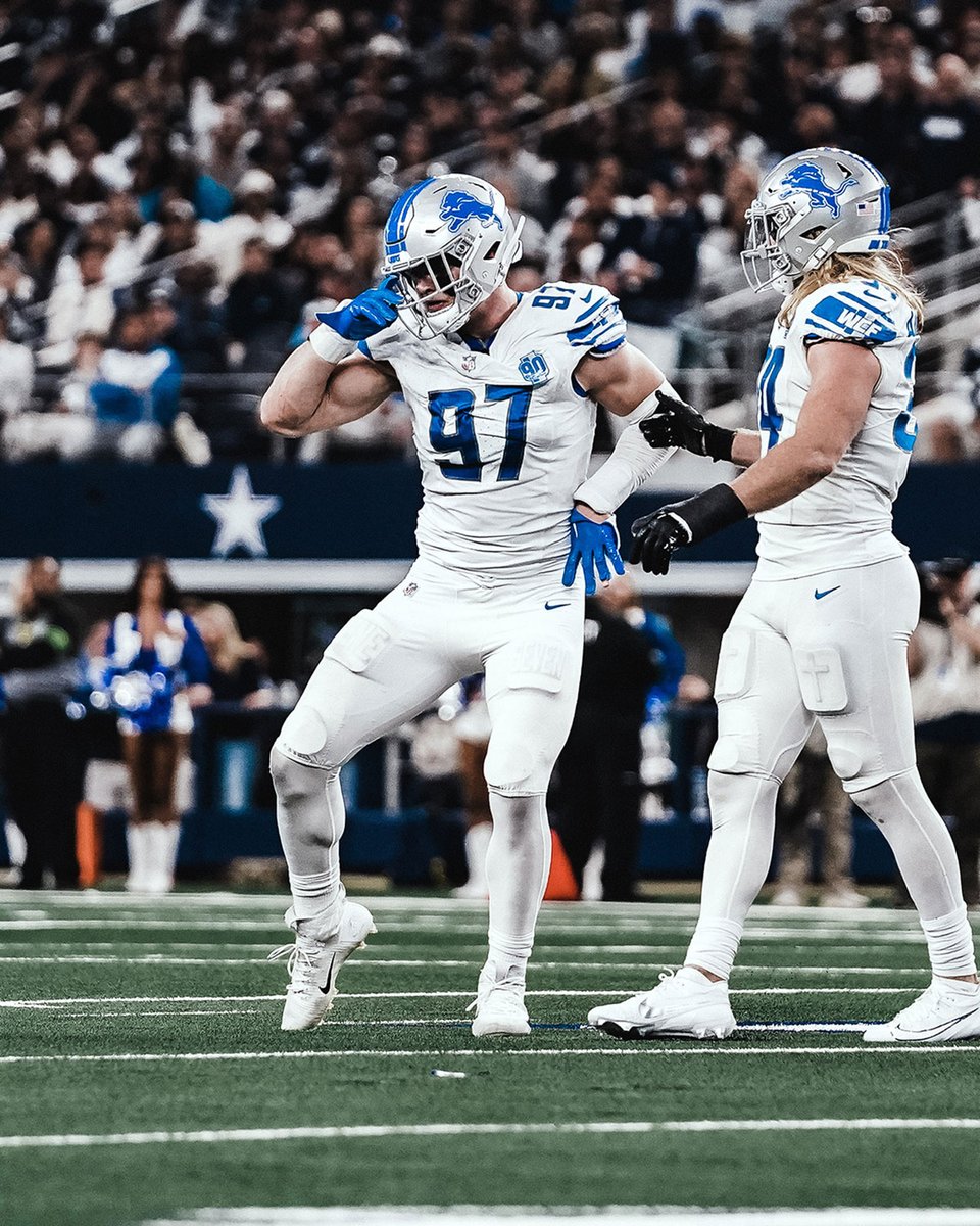 .<a href="/aidanhutch97/">Aidan Hutchinson</a> is the first Lion to post 4⃣ TFL, 3⃣ sacks and a forced fumble in a game.