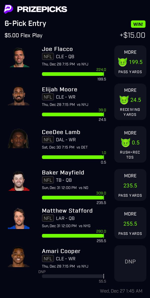ClutchDp's tweet photo. Should have been $35 but we’ll take it 🤷‍♂️ Use my code, PR-M1Z0KL8, when signing up for #PrizePicks! #sportsbetting #winnings https://t.co/74WtaBpu2c