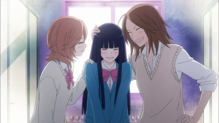 kyoruyeye's tweet image. okay but imagine if these two friend groups met 🥺