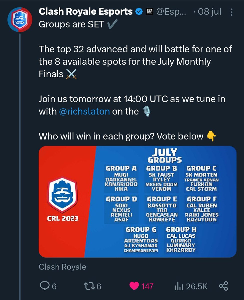 Fue un buen año después de todo, conseguí clasificar al día 2 de CRL, salí dentro del juego y en las redes oficiales, subí algo de contenido y conseguí un top 100 este año, no me puedo quejar, gracias a todos los que me acompañaron en las buenas y en las malas, los quiero mucho❤️