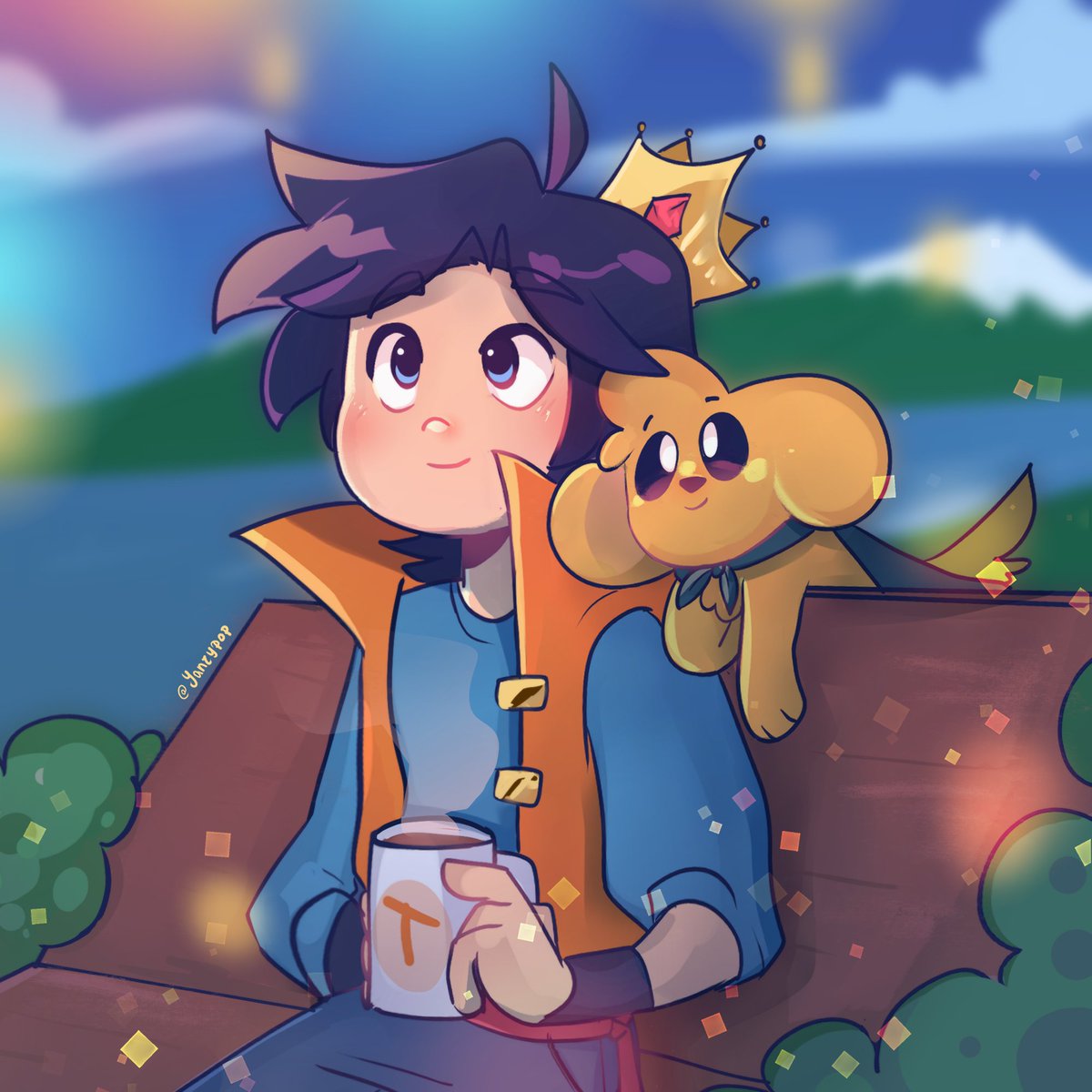 Felizz añooo gente bonita💙💛
Este año no estuve muy activa en sociales porque quise tomarme un descansito de ellas. Espero que se lo pasen bonito en las fiestas y nos veremos este otro añitoo a ver q no esperaa los tqm &lt;3333 ✨✨