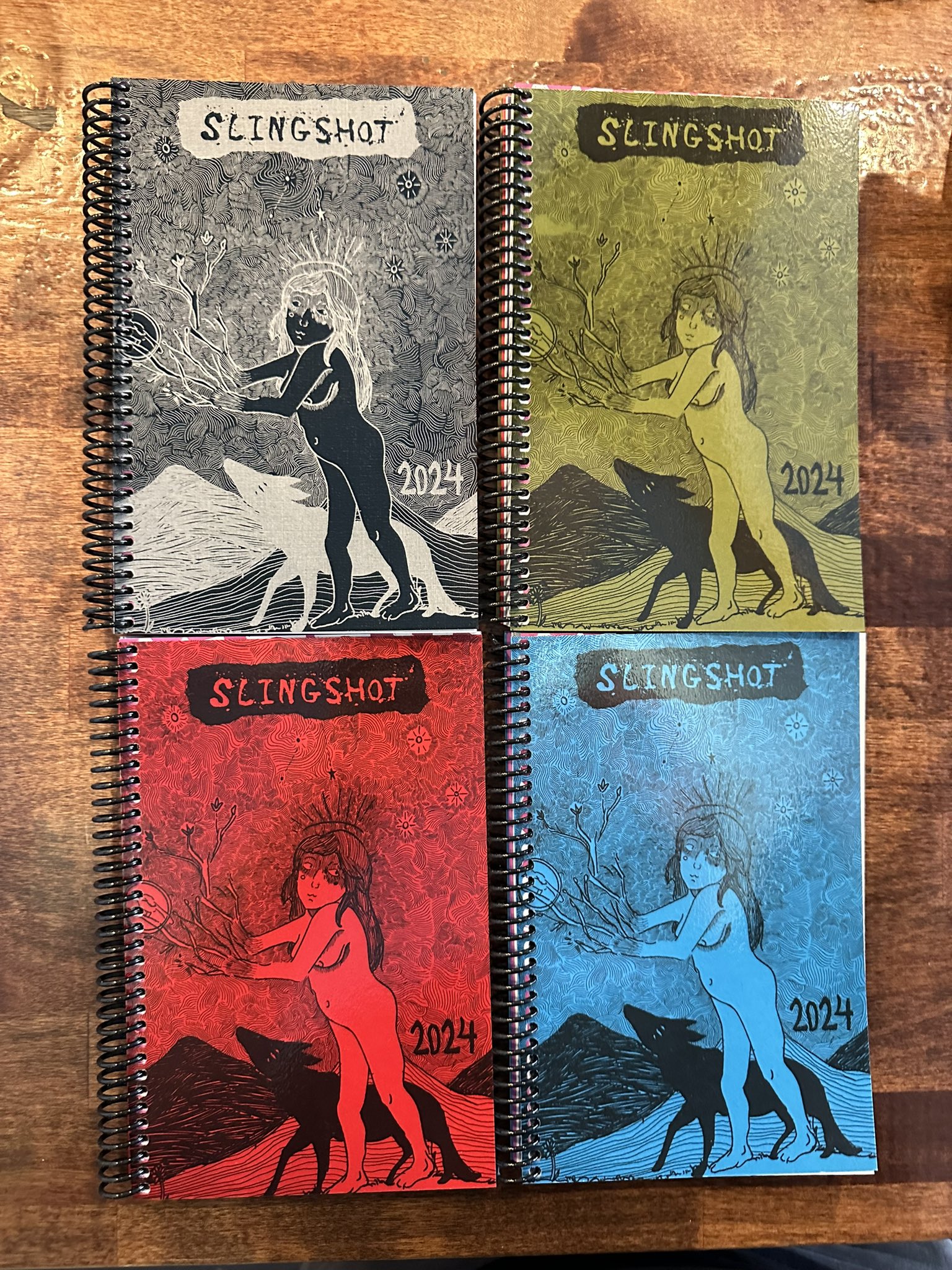Ash Ave. Comics on X: 2024 is knocking at the door, and we still have a  small selection of the Slingshot radical organizers for the new year. The  large spiral organizers are