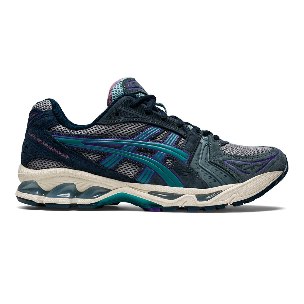 SOLELINKS's tweet photo. Ad: ASICS Gel-Kayano 14 'Sheet Rock/Beryl Green' last sizes at $90 + shipping, discount applied in cart => https://t.co/Zep9bfF2X0 https://t.co/MC6Da3mruI