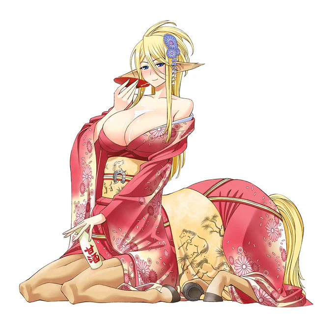 明けまして… おめでとうございます  #モンスター娘のいる日常 2024年も よろしくお願いいたします  元旦を祝して情報解禁! 【最新19巻】 3月13日(水)発売決定  #モン娘