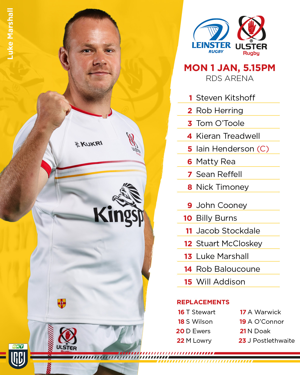 Leinster ulster sale