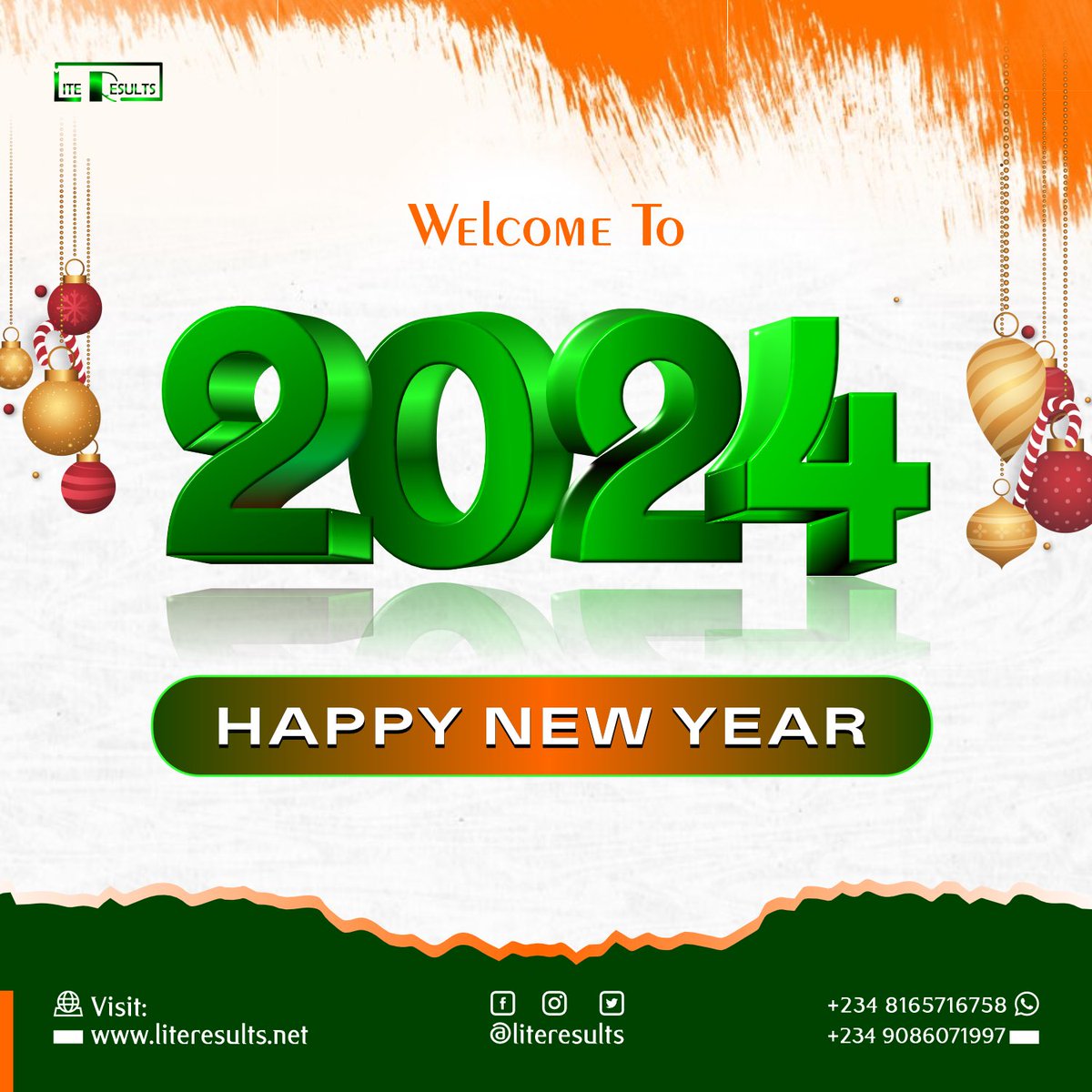literesults's tweet photo. Wishing you a prosperous and successful New Year! May this year bring growth, opportunities, and abundance to your business. Thank you for your continued support. Cheers to a fantastic year ahead!

#happynewyear #2024 https://t.co/lVZAfGUeAe