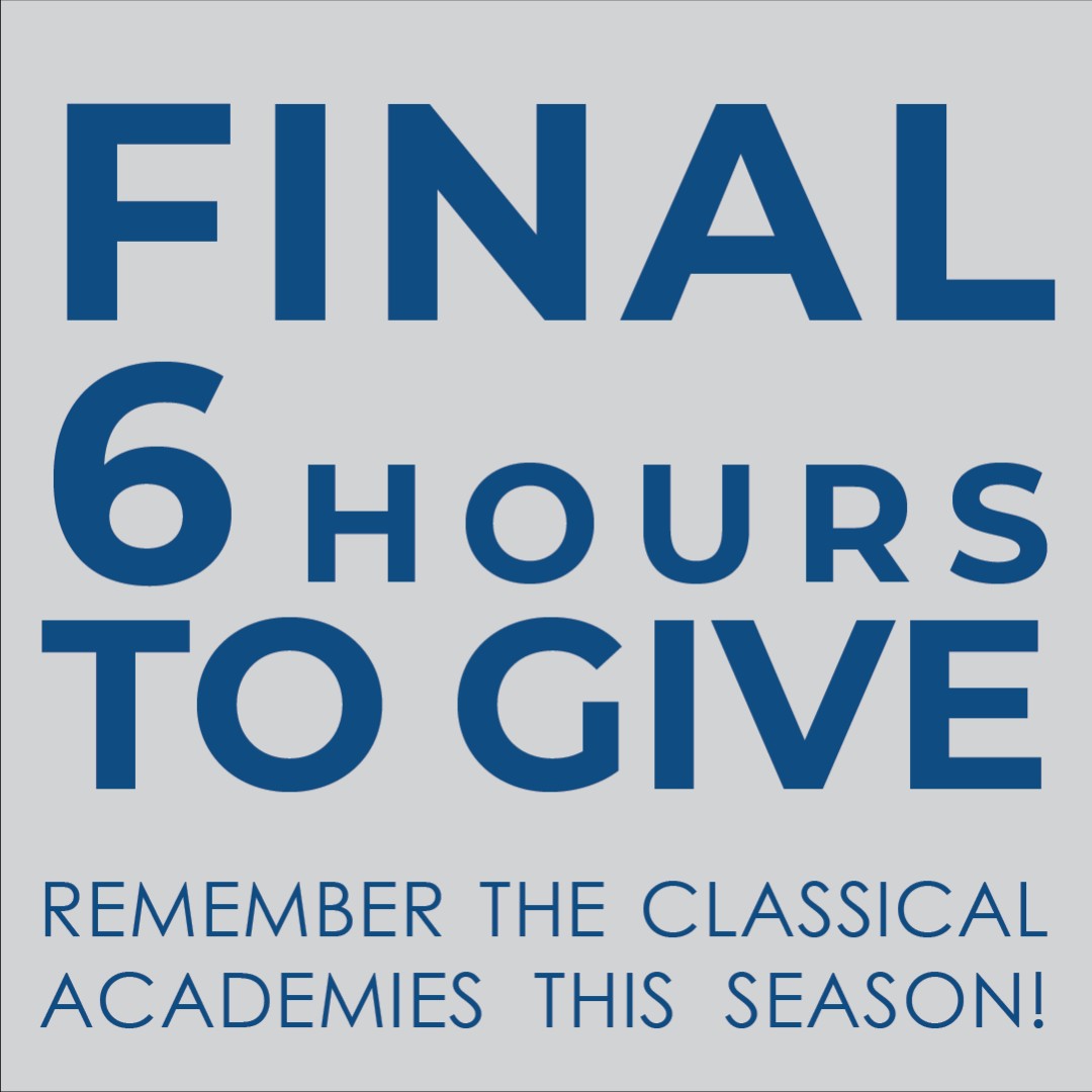 Final 6 hours to give! Donations of any amount are welcome and will help us make a difference in providing students with expanded options! Donate in honor of a favorite teacher, team member, or program. ow.ly/MmmC50QiykU
