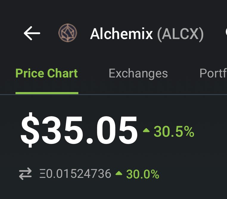 awww yeeeah nothing like an $ALCX pump to celebrate the new year