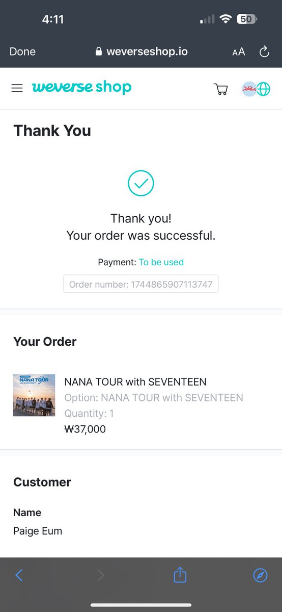 firstluvp's tweet photo. #WeverseShop
#NANA_tour_with_seventeen https://t.co/6D9YRvN8ZA
