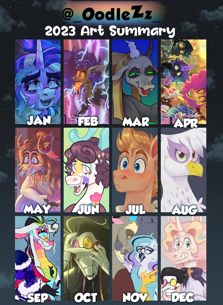 Phew...
This year went by too fast 😵‍💫

#2023artsummary #2023art