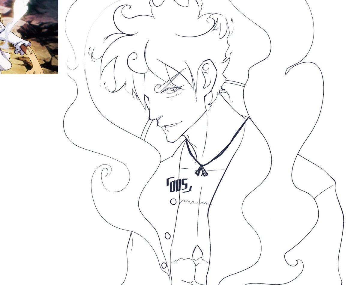 Dosartss's tweet photo. A WIP of #Luffy
Let’s see how it would turn out. ✌🏻 https://t.co/mYzcUQM8El