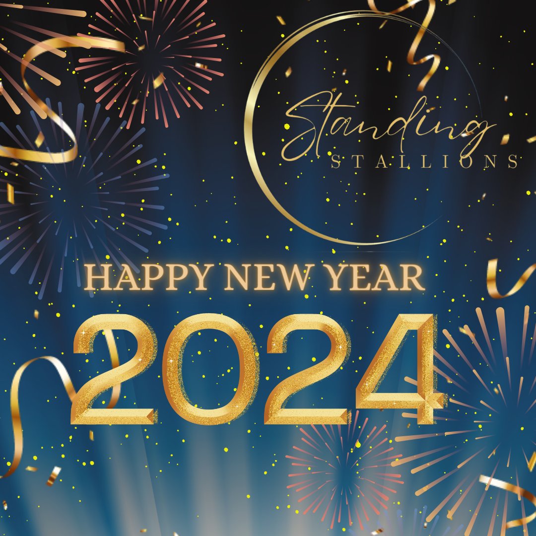 StandingSires's tweet photo. Happy New Year from all of us at Standing Stallions! https://t.co/zyZz71kqc8