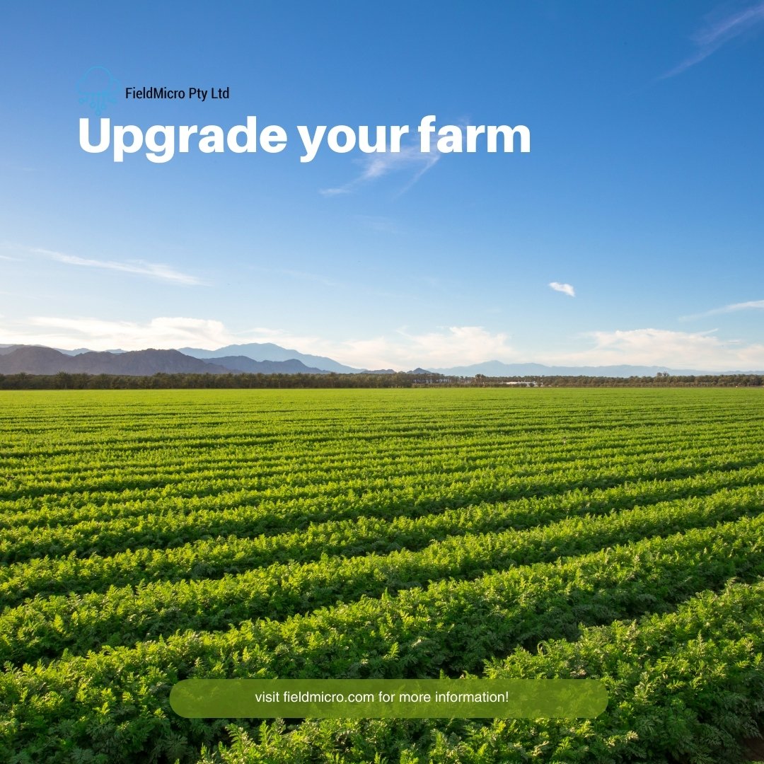 Elevate your farm with FieldMicro! Born from firsthand farming experience, our FieldBot revolutionized irrigation checks. Now, it's time to upgrade your entire farm infrastructure. Embrace efficiency, innovation, and a smarter way to farm. Upgrade with FieldMicro! 🚜#FarmUpgrade