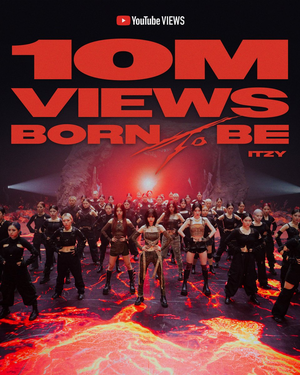 ITZY "BORN TO BE" M/V 1000만 돌파! 
ITZY "BORN TO BE" M/V hits 10M views! 

ITZY🩷MIDZY, BORN TO BE a great pair ✨

🔥 "BORN TO BE" M/V
youtu.be/4R7vRFGJr3k

📌 ALBUM RELEASE 
2024.01.08 MON 6PM (KST) | 4AM (EST)

#ITZY #MIDZY <a href="/ITZYofficial/">ITZY</a>
#ITZYComeback
#ITZY_BORNTOBE