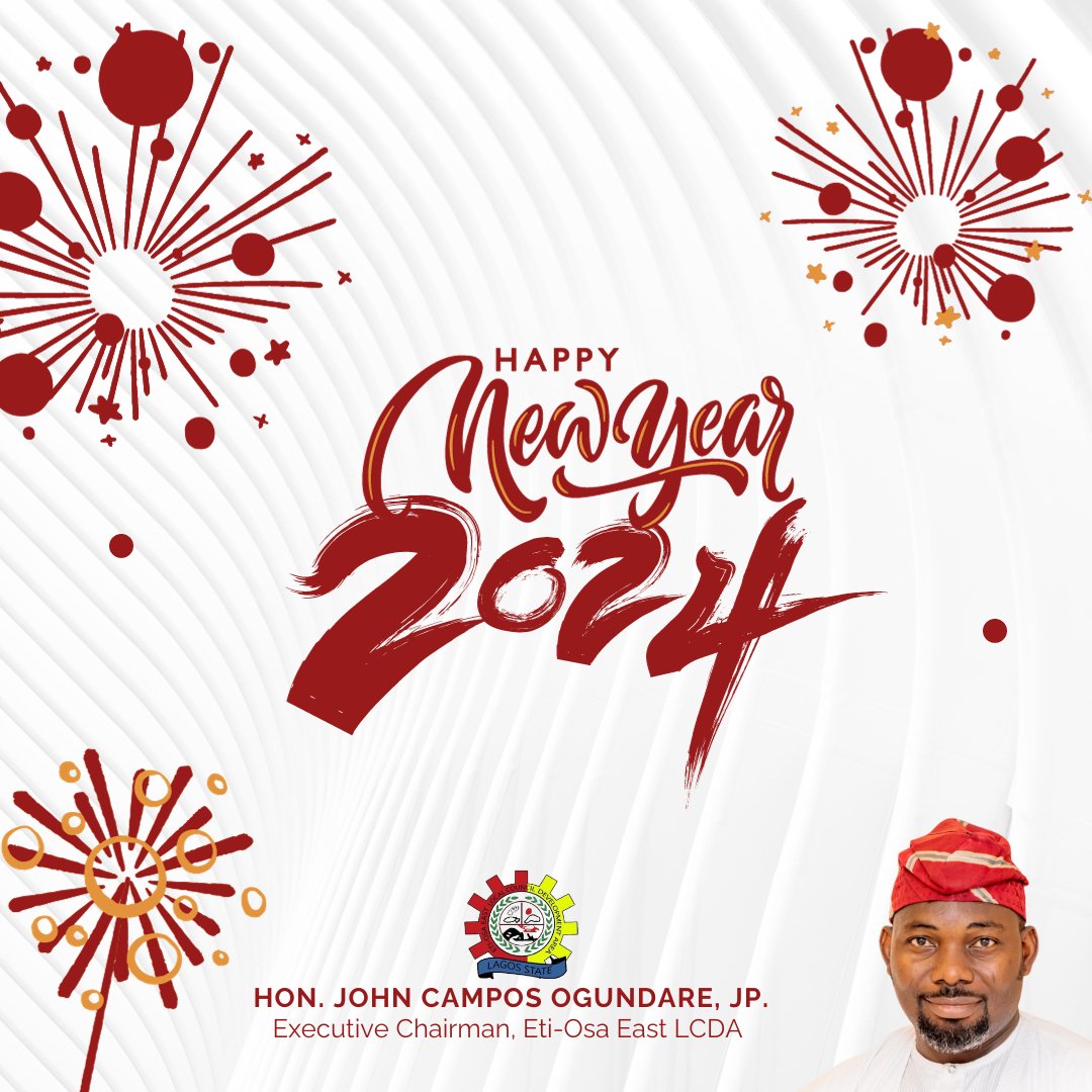 jcogundare's tweet photo. Happy New Year 2024!

#mayorjco 
#HappyNewYear https://t.co/ZZfJb0reI4