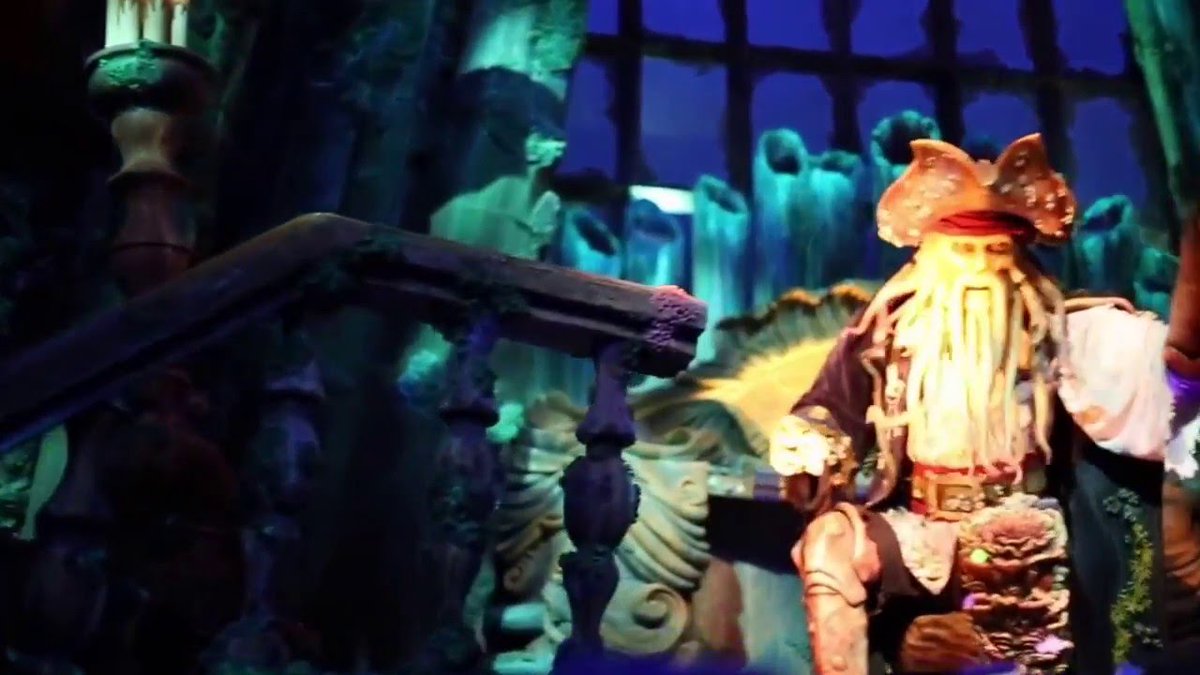 animatronicday's tweet photo. Today's animatronic of the day is Davy Jones from The Pirates of the Caribbean Ride! Requested by anon. https://t.co/6luqnenLun