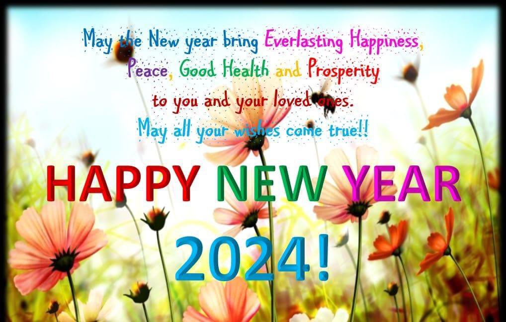 imSarava's tweet photo. Wishing you all Happy New Year 🎊 🎉🥳 #HappyNewYear2024 #HappyNewYear https://t.co/MN8ty101D5