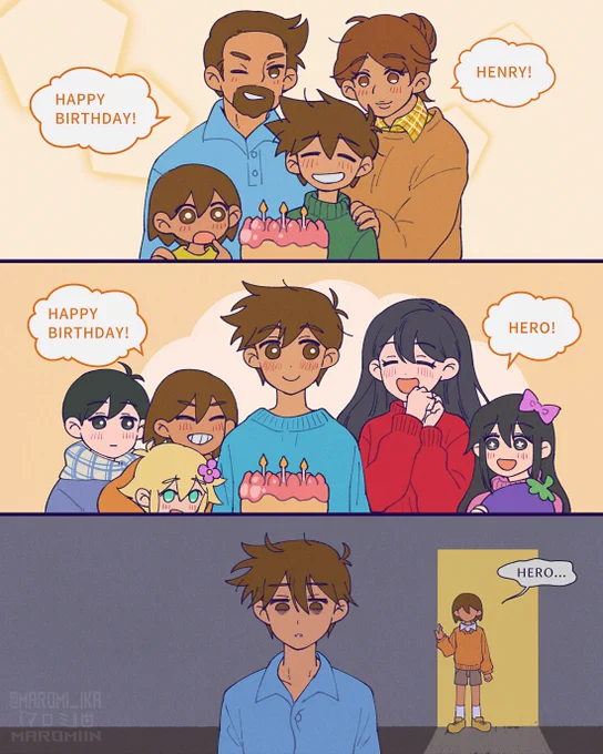 Happy Birthday, my dear precious  [ Day 1: Birthday #HeroMariWeek2024 ] #OMORIFANART