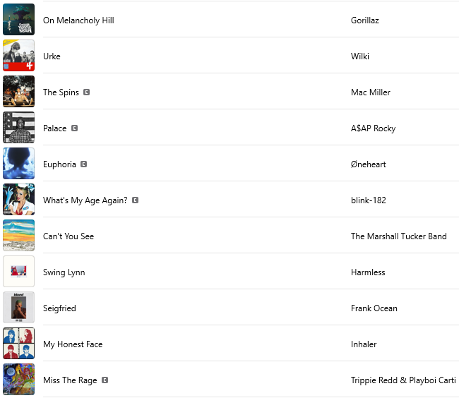 notnickc's tweet photo. my top 50 songs of 2023 https://t.co/NSmt5VnKu7