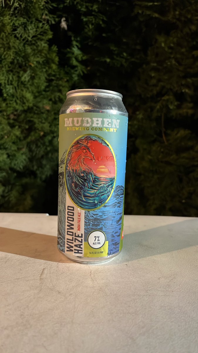 beertalklive's tweet photo. 9:30 pm #beer @mudhenbrew #wildwoodhaze #beercountdown #beertalklive https://t.co/PJnMQvmx6c