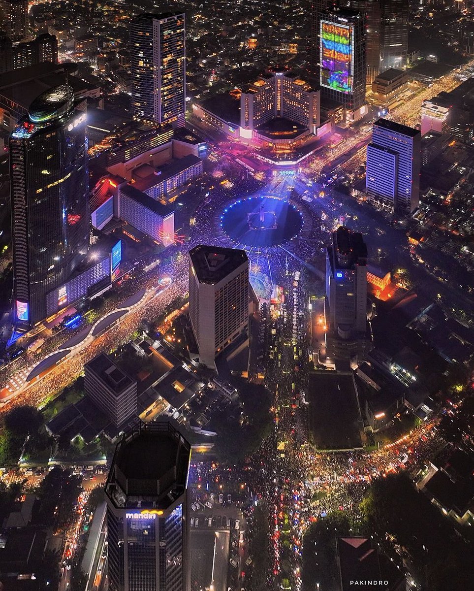 Bundaran HI, 1 Januari 2024