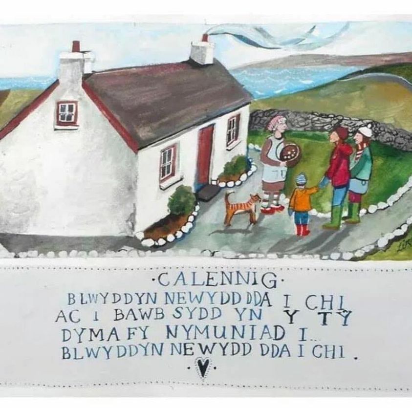 New Year Customs in Wales.
Calennig -  As children we would go from house to house, singing rhymes and wishing people a healthy and prosperous new year. In return we'd usually receive money or food. #welshcustoms #Traditions #Calennig #NewBeginnings2024