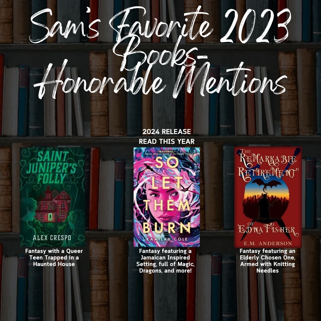 2024 isn’t here yet! There’s still time for me to share my favorite 2023 books 😌 If you haven’t checked these books out PLEASE give them a read 💚💚💚