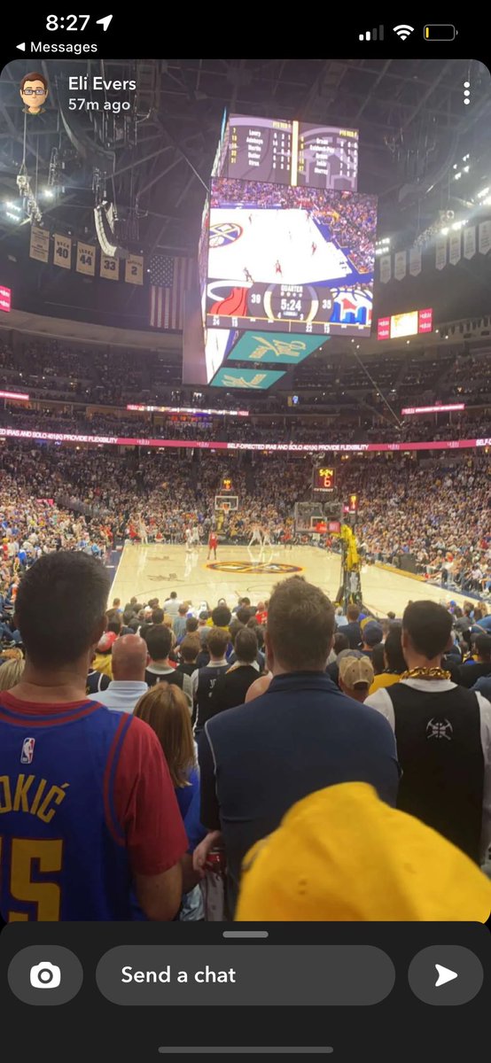 ElijahEvers's tweet photo. @JoePompliano NBA finals game 5 https://t.co/pN0V4R5Ni3