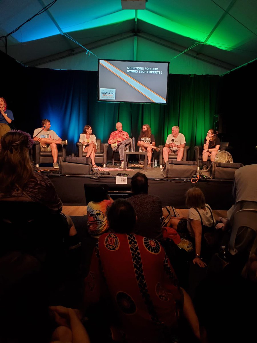 A/Prof Amy Cain (@flamycain) on Twitter photo Well that’s a wrap!
Mind blowing final panel on green synbio tech hosted by the amazing <a href="/DoctorKarl/">Dr Karl</a> and <a href="/CostasGarden/">Costa Georgiadis</a> on NYE <a href="/Woodfordia/">Woodfordia</a>.
Thanks to our fab speakers <a href="/EstebanMarcell6/">Esteban Marcellin</a> <a href="/navone_laura/">Laura Navone</a> <a href="/AlesciaCullen/">Alescia Cullen</a> <a href="/willows_robert/">Robert Willows</a> from <a href="/ARC_CoESB/">ARC Centre of Excellence in Synthetic Biology</a>!!! Well that’s a wrap!
Mind blowing final panel on green synbio tech hosted by the amazing <a href="/DoctorKarl/">Dr Karl</a> and <a href="/CostasGarden/">Costa Georgiadis</a> on NYE <a href="/Woodfordia/">Woodfordia</a>.
Thanks to our fab speakers <a href="/EstebanMarcell6/">Esteban Marcellin</a> <a href="/navone_laura/">Laura Navone</a> <a href="/AlesciaCullen/">Alescia Cullen</a> <a href="/willows_robert/">Robert Willows</a> from <a href="/ARC_CoESB/">ARC Centre of Excellence in Synthetic Biology</a>!!!