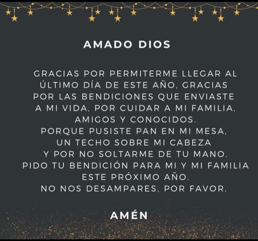 Amado Dios 🙏