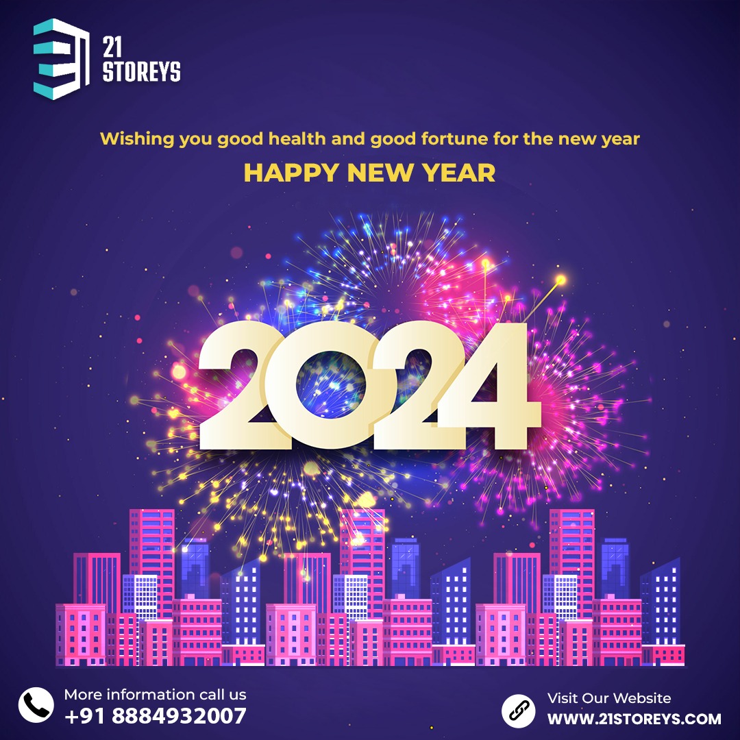 Here's to a joyous and prosperous New Year ahead !! 🥳🥳

#NewYearNewHome #21Storeys #DreamInvestments  #PropertySolutions #BuildYourDreams
#21storeys #propertyconsultant #propertymanagement #propertymanager #LuxuryLiving #dreamhome
#realestate #investment