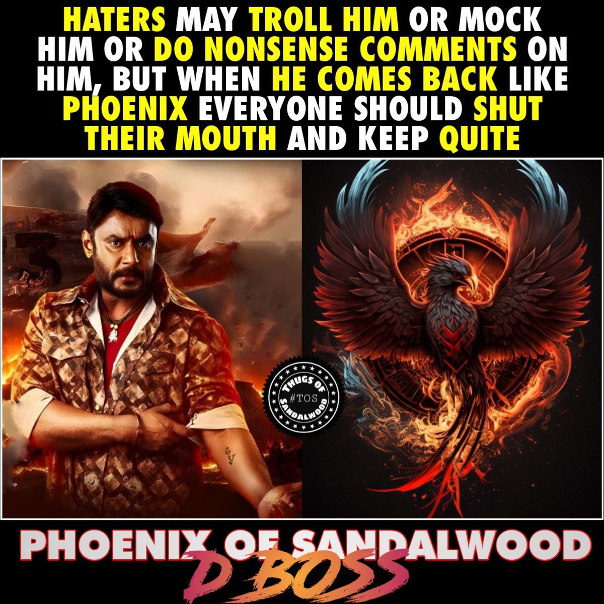 #BoxOfficeSultan for a reason🔥
#DBoss #Kaatera #KaateraStormStrikes #BlockBusterKaatera #PhoenixofSandalwood @dasadarshan @TharunSudhir @RocklineEnt