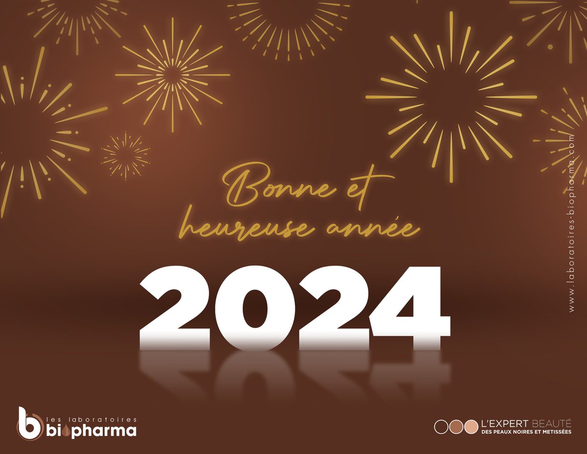 Bonne et heureuse année 2024, recevez nos meilleurs vœux pour une année pleine de bonheur et de prospérité. #YourBeautyOurDuty