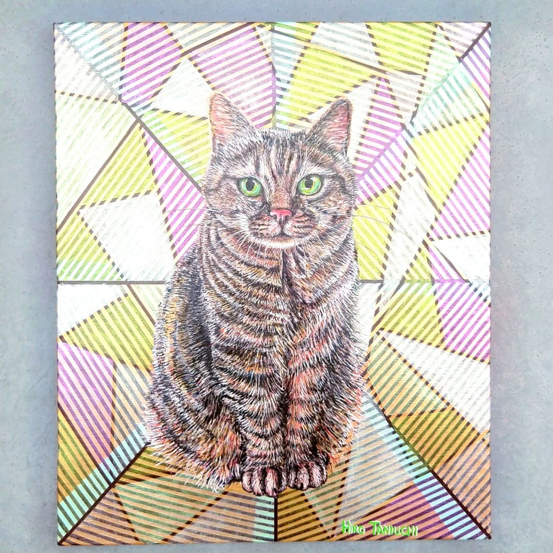 hirotaniuchiart's tweet photo. It's ok to be imperfect sometime. I just want to paint what I see and feel.
#cat #kitten #mypainting #acrylicpainting #catpainting #catportait #catart #catlover #abstractpainting #猫 #ネコアート #猫画 #アクリル画 #ネコの世界 #抽象画 #mixmedium #mixmediumart #幾何学模様 https://t.co/Un2MZZq6Ac