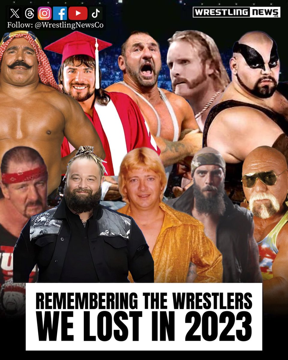RIP to everyone we lost this year.

Absolute Andy
Adnan Al-Kaissie
Adrian Street
Bart Sawyer
Billy Two Rivers
Black Warrior
Bray Wyatt
Brett Sawyer
Butch Miller
Charlie Norris
Dan Excellent
Darren Drozdov
Emile Dupree
Eric Froelich
Iron Sheik
Jason Silver
Jay Briscoe
Jeff Gaylord